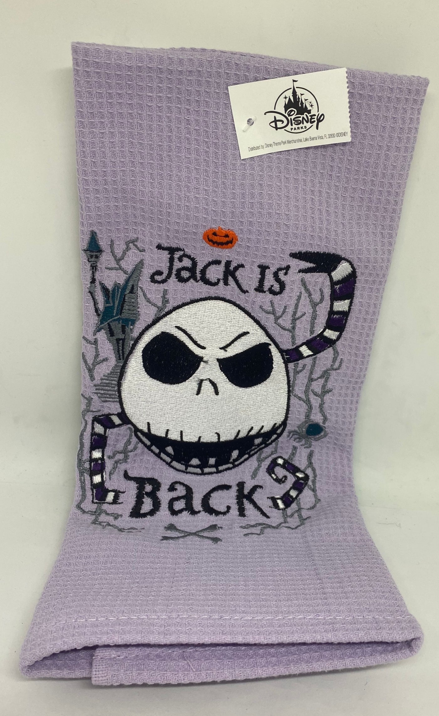 Disney Parks Nightmare Before Christmas Jack is Back Kitchen Towel Set New