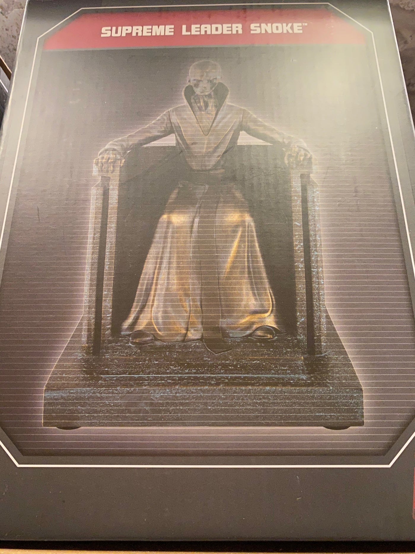 Disney Parks Star Wars Galaxy's Edge Supreme Leader Snoke Figurine New with Box