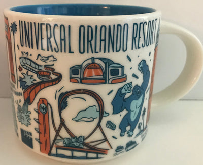 Starbucks Been There Series Collection Ceramic Mug Universal Studios Orlando New