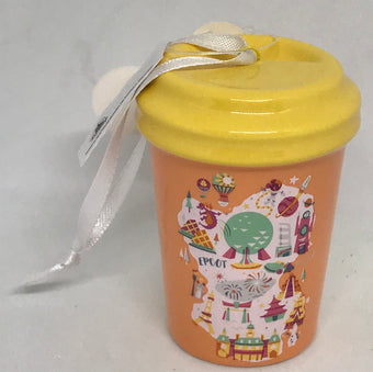 Disney Parks Map Starbucks Been There Epcot Tumbler Ornament New with Tag