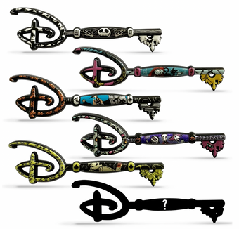 Disney The Nightmare Before Christmas Collectible Mystery Key Pin New Sealed