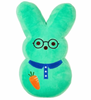 Peeps Easter Peep Bunny Dress Up with Glasses Green 13in Plush New with Tag