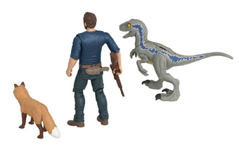 Jurassic World Dominion Owen & Velociraptr 'Beta' Dinosaur Toy New With Box