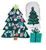 Hallmark Christmas Countdown Tree with 25 Felt Ornaments New with Bag and Tag