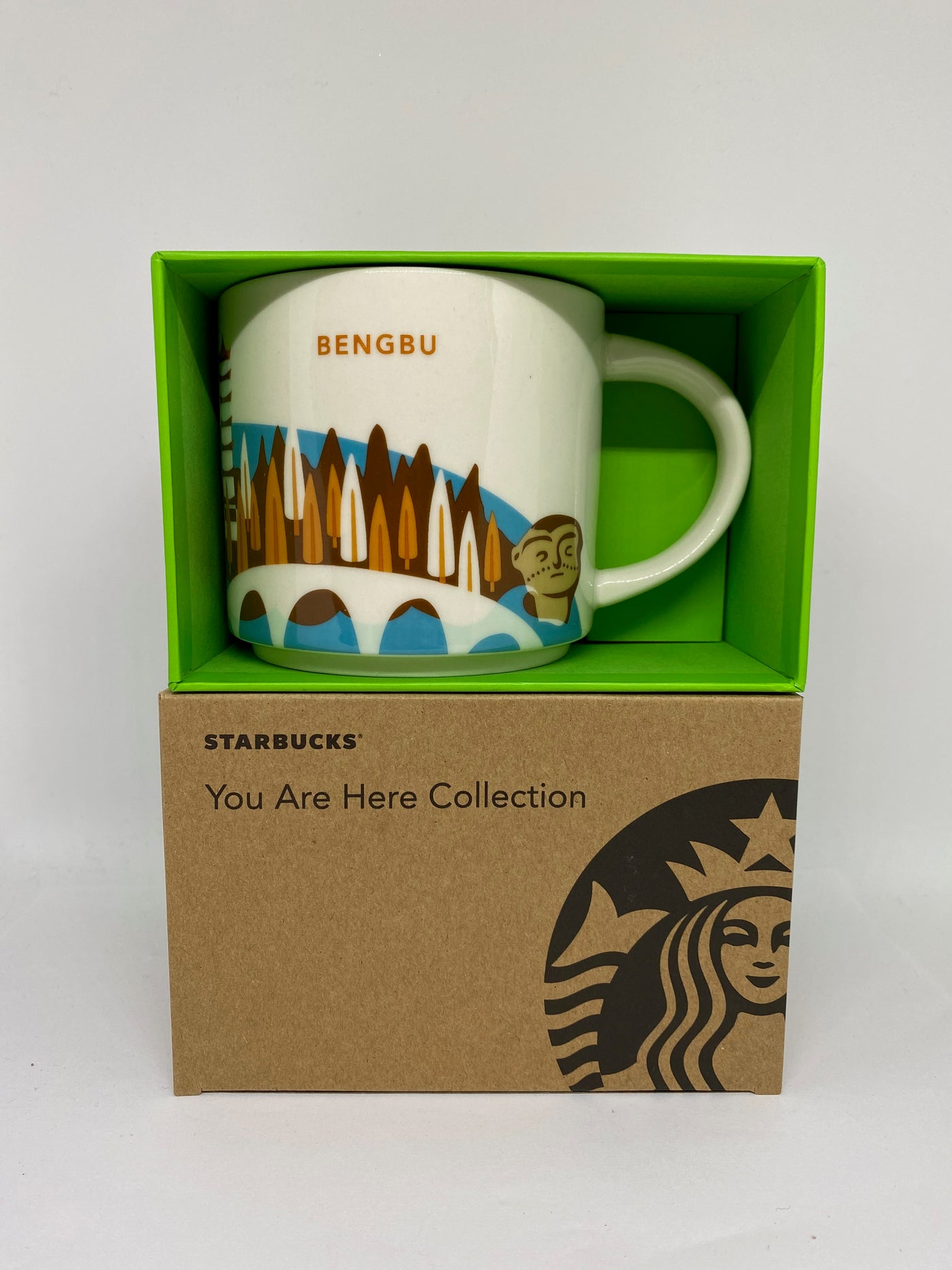 Starbucks You Are Here Collection Bengbu China Ceramic Coffee Mug New With Box