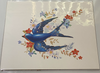 Hallmark Member Exclusive Ornament Club Sculptured Blue Bird Print New
