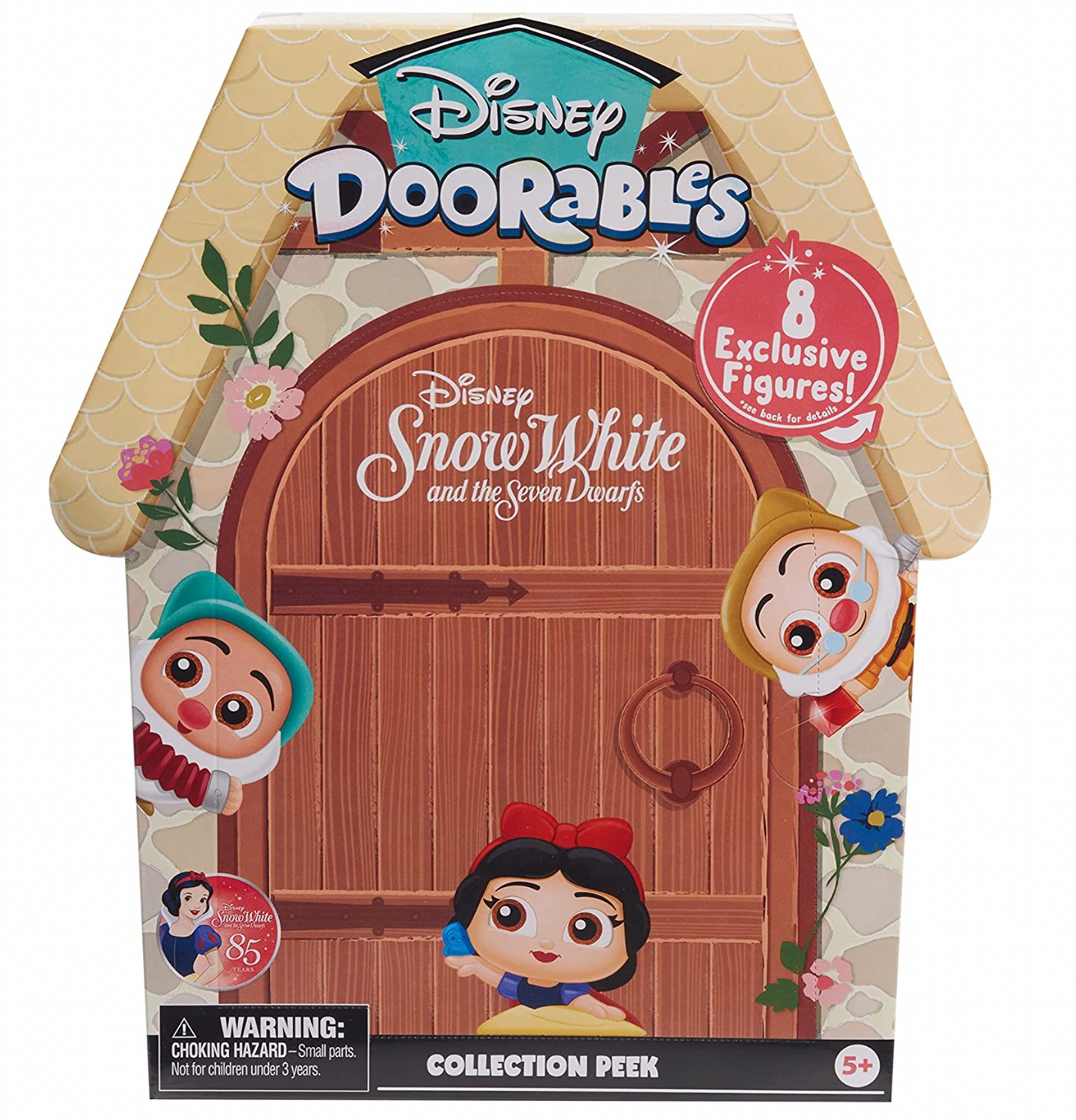 Disney Doorables Snow White Seven Dwarfs Collection Peek Mini Figures New w Box