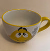 M&M's World Yellow Character Cappuccino Ceramic Mug New