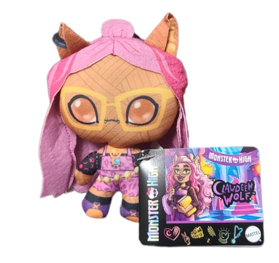 Monster High Clawdeen Wolf Plush Doll 3 in New With Tags