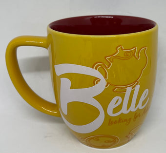 Disney Parks Princess Belle Portrait Looking For Adventure Coffee Mug New