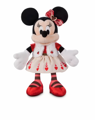 Disney Minnie with Hearts Valentine's Day 16inc Plush New with Tag