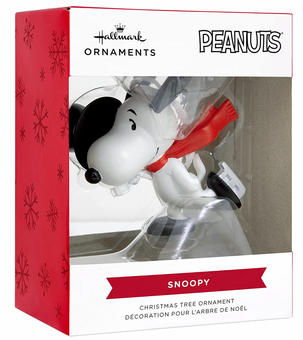 Hallmark 2022 Snoopy Skating Christmas Ornament New With Box