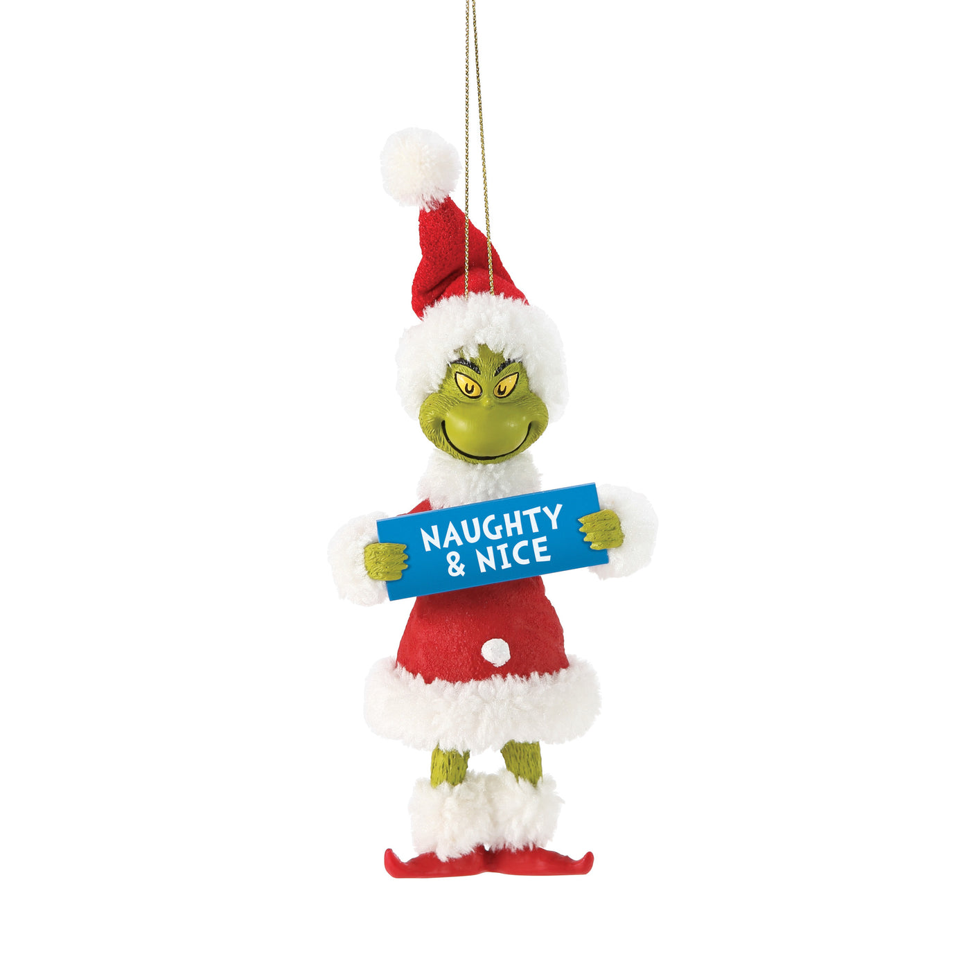 Dr. Seuss GrinchNaughty & Nice Ornament New
