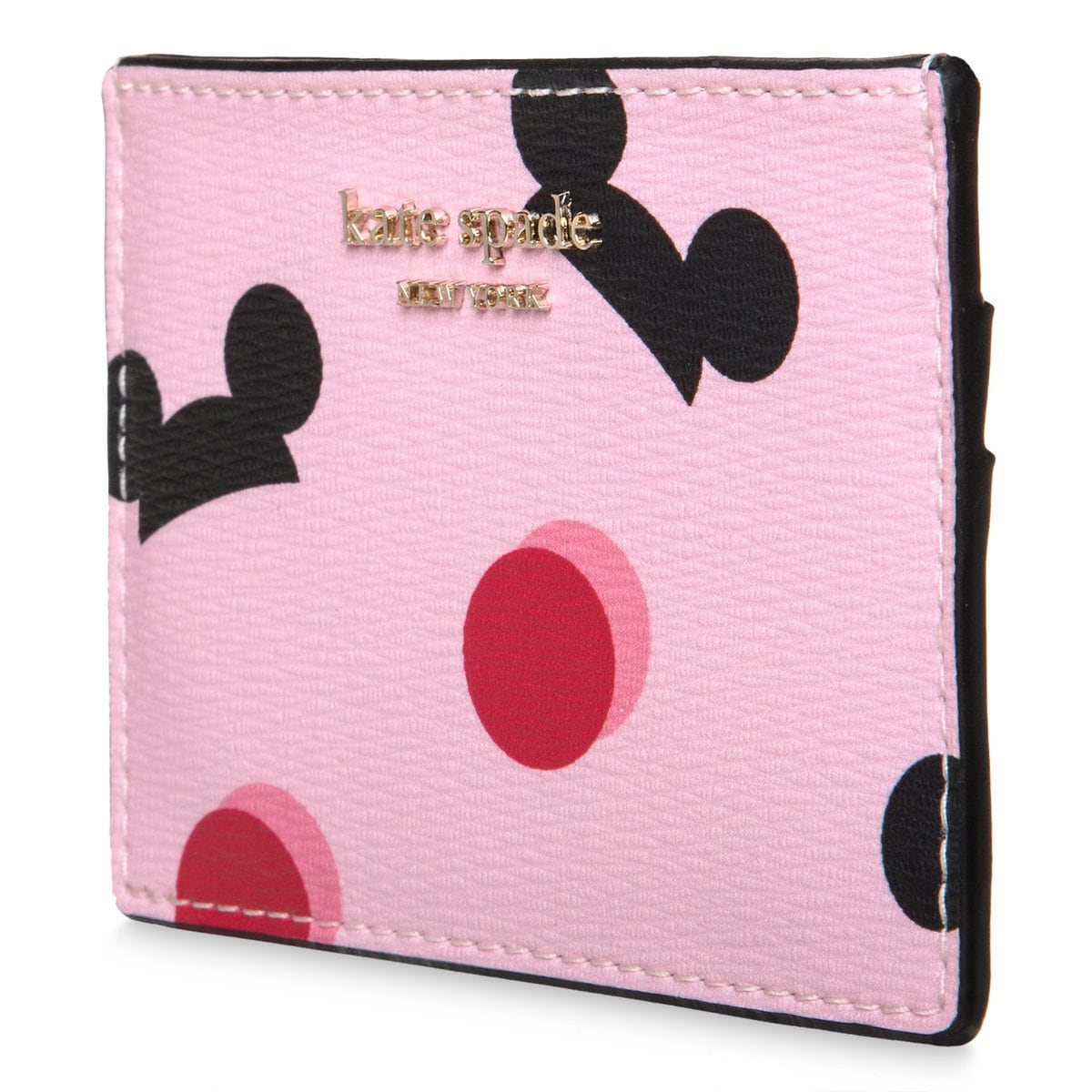 Disney Mickey Mouse Ear Hat Credit Card Case Pink Kate Spade New York New w Tag