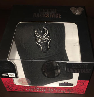 Disney Marvel Backstage Black Panther Crew Cap Limited Edition New with Box