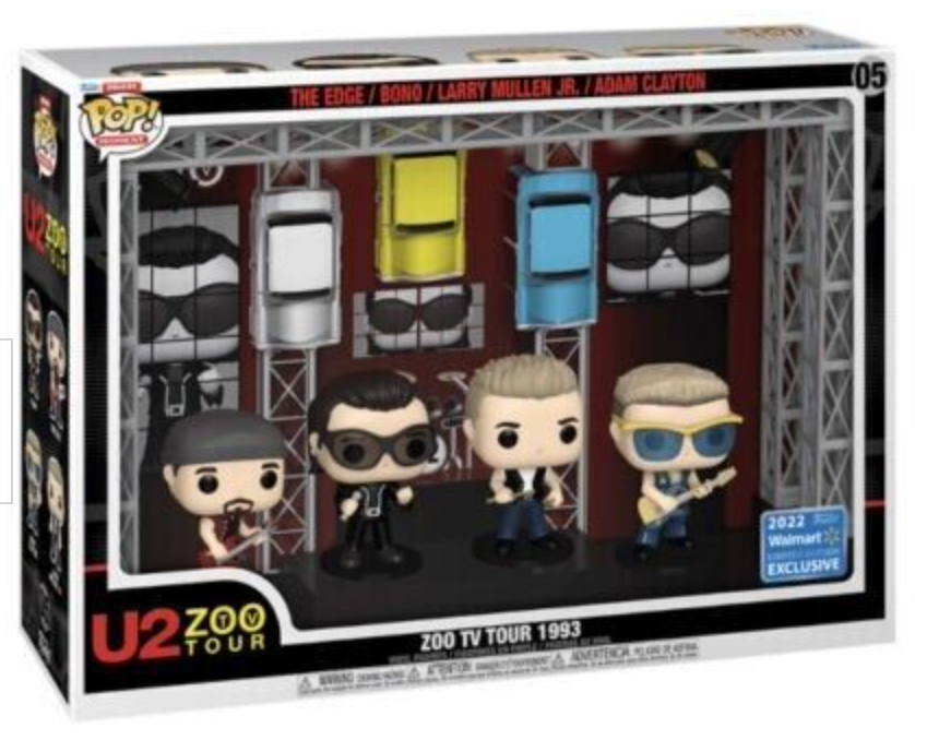 Funko Pop Moment Deluxe U2 ZOO TV TOUR 1993 05 New With Box