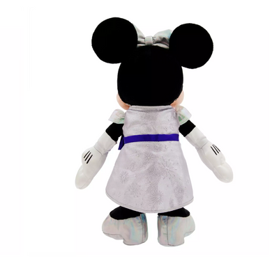 Disney Minnie with Velour Dress Plush with Disney 100 Outfit New with Tag