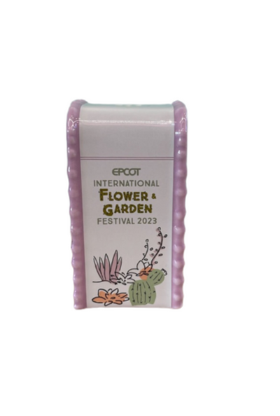 Disney Flower Garden Festival 2023 Figment Trash Can Salt Pepper Shaker New