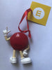 M&M's World Red Character Resin Christmas Ornament New with Tag
