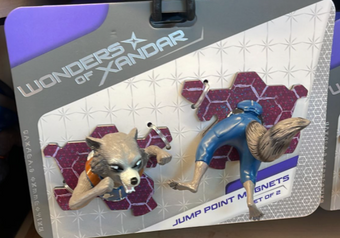 Disney Parks Marvel Rocket Wonders of Xandar Jump Point Magnets New with Tag