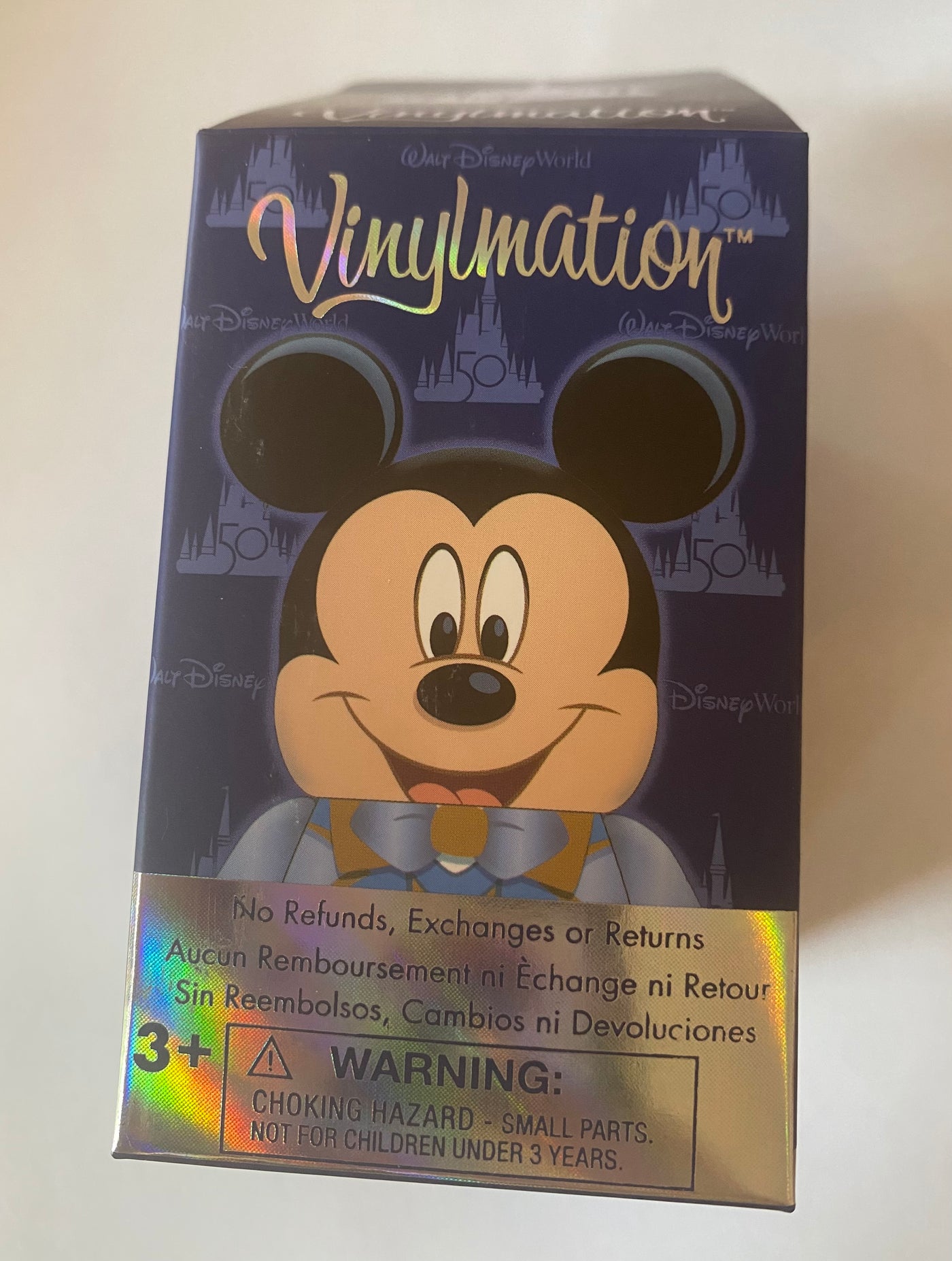 Disney Pluto Vinylmation Walt Disney World 50th Anniversary New Opened Box