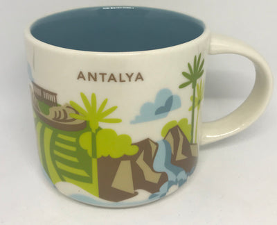 Starbucks You Are Here Collection Turkey Antalya Ceramic Coffee Mug New With Box