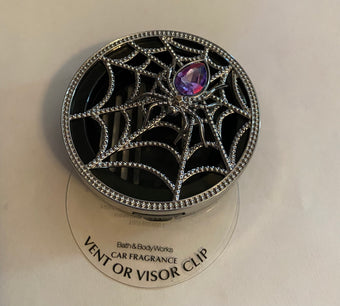 Bath and Body Works 2021 Halloween Web Spider Car Fragrance Holder New