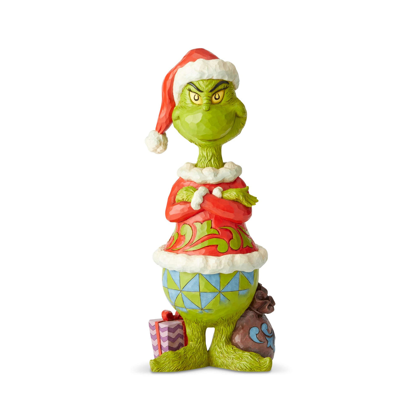 Jim Shore Grinch Statue With Arms Folded Figurine New with Box