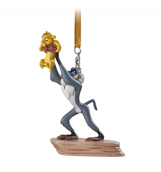 Disney Parks Rafiki and Simba Christmas Ornament New with Tags