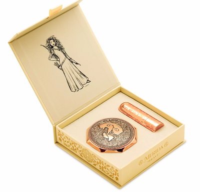 Disney Merida Princess Signature Compact and Lipstick Set Bésame Limited New