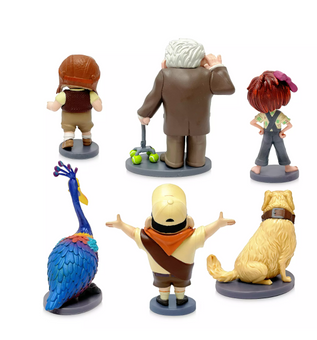 Disney Up Carl Ellie Dug Russell Kevin 6 Figure Play Set New with Box