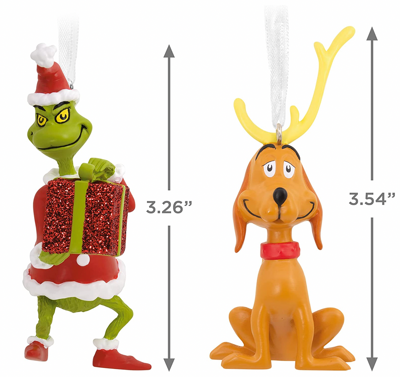 Hallmark Dr Seuss How The Grinch Stole Christmas Max Present Christmas Ornaments