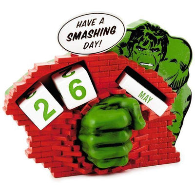 Hallmark Marvel Hulk Have a Smashing Day Perpetual Calendar New
