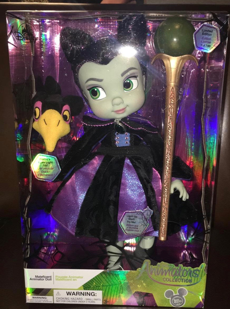 Disney D23 Expo 2019 Maleficent Animator Doll Limited of 700 New with I Love Characters