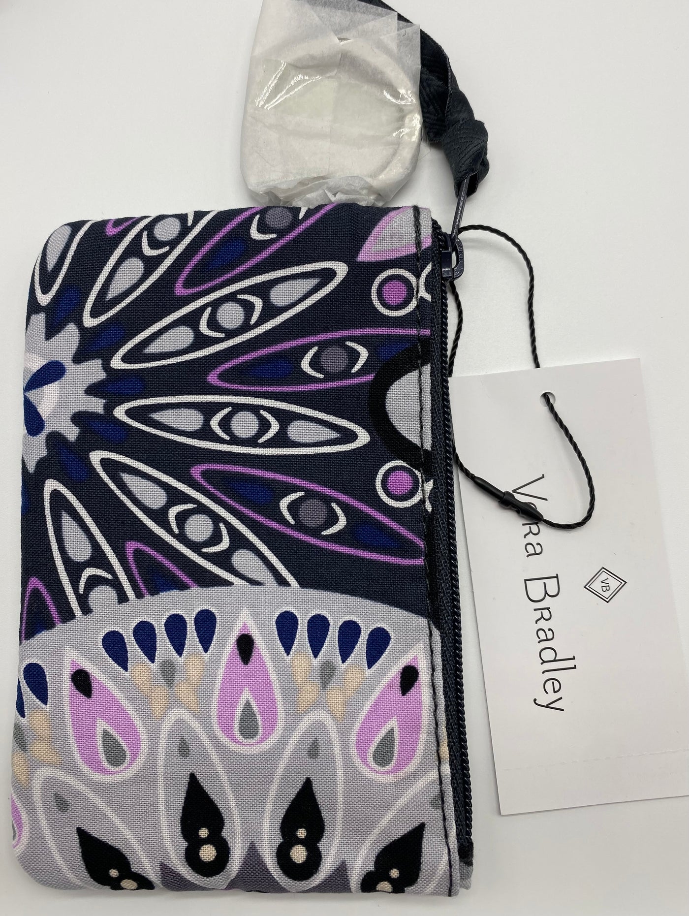 Vera Bradley Cotton Zip ID Case Mimosa Medallion New with Tag
