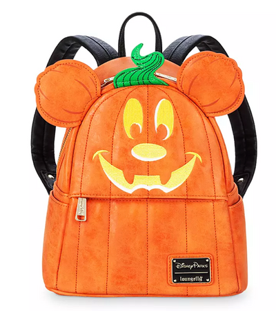 Disney Parks Halloween Mickey Mouse Pumpkin Mini Backpack New with Tag