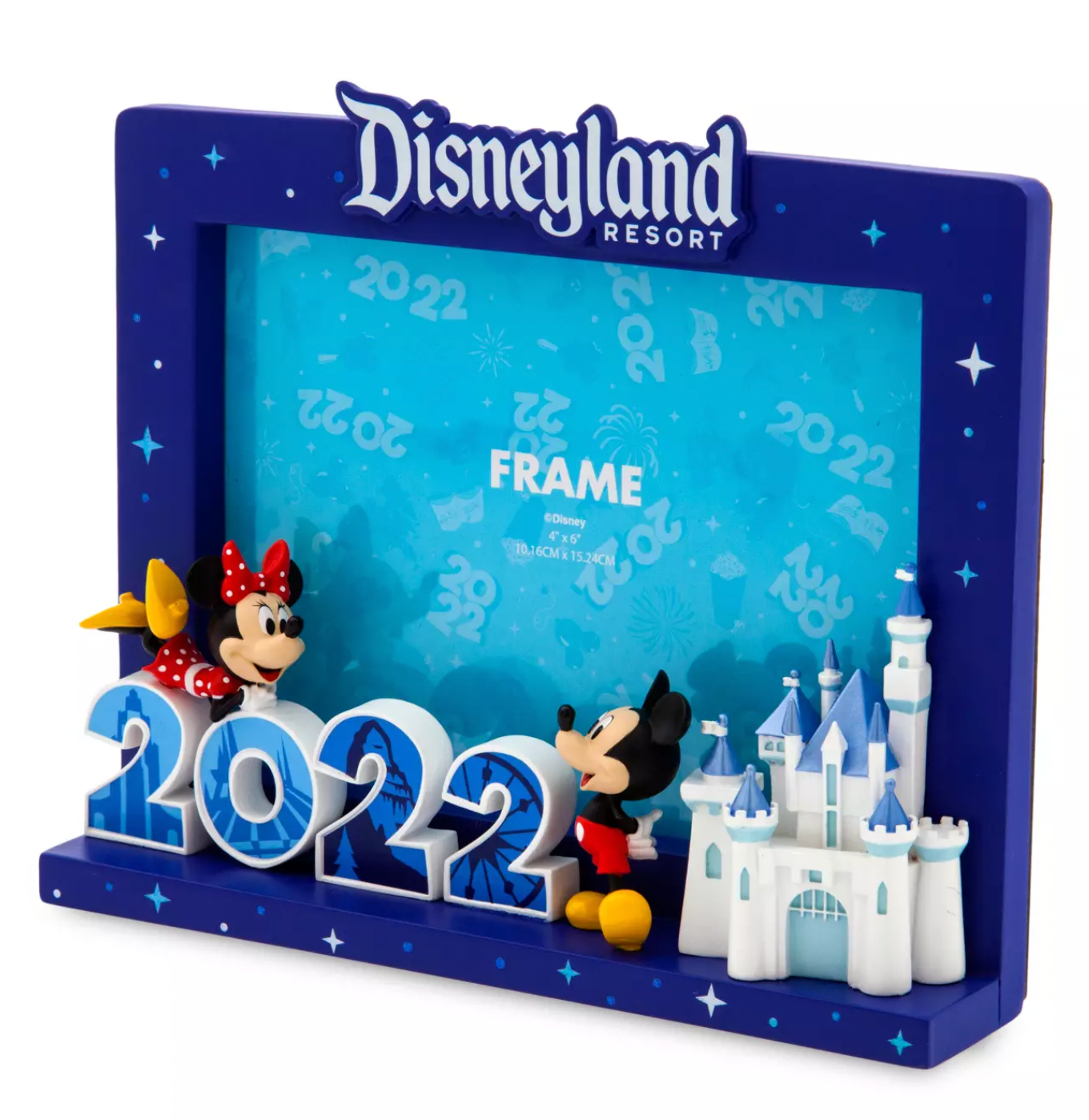 Disney Parks Disneyland 2022 Mickey Minnie Mouse Photo Frame 4'' x 6'' New