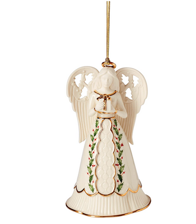 Lenox Christmas Holiday Angel Bell Ornament New with Box