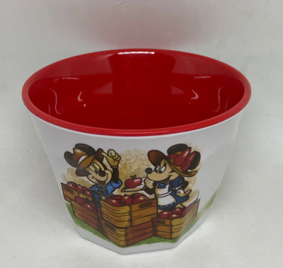Disney Epcot Food And Wine 2021 Mickey Minnie Apple Orchard Prize Bowl New