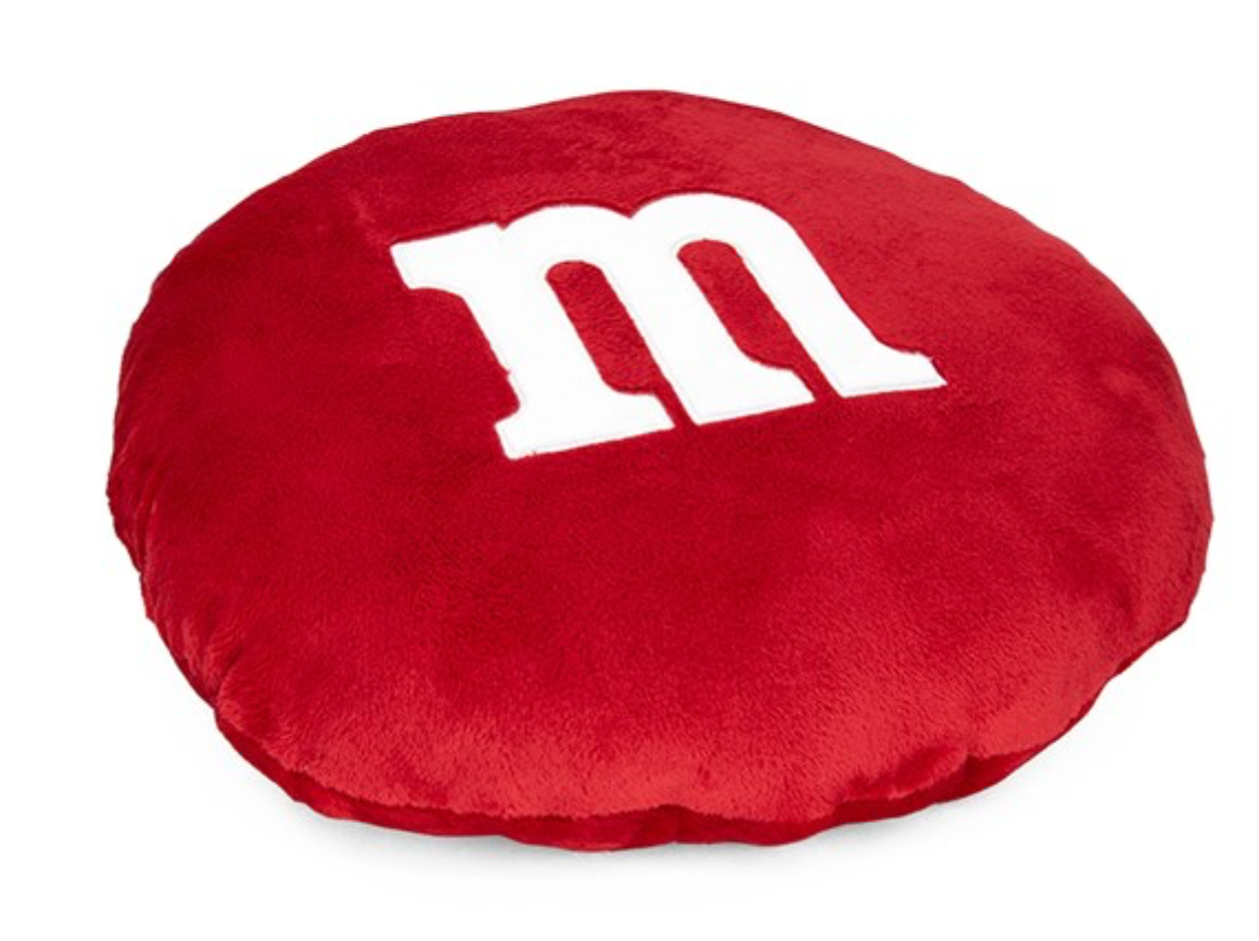 M&M's World Orange Pillow M New with Tags 