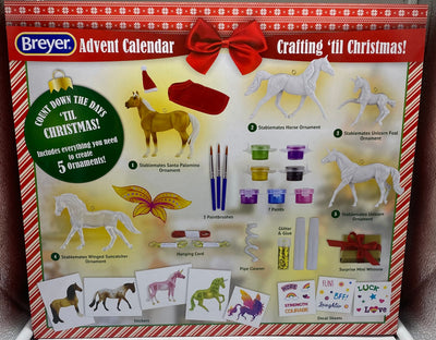 Breyer Horses Advent Calendar Crafting 'til Christmas Stablemates Ornament New