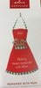 Hallmark 2022 Memories With Mom Baking Apron Christmas Ornament New With Box