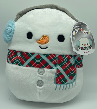 Original Squishmallows Manny Christmas Holiday 8"Plush 2021 New With Tag