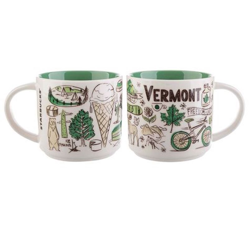 Starbucks Been There Series Collection Vermont Ceramic Coffee Mug New