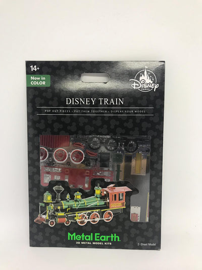 Disney Parks Train Colored Metal Earth Model Kit 3D New