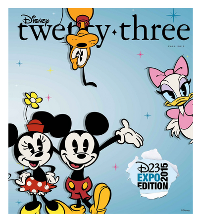 Disney D23 Exclusive Twenty-Three Publication Fall 2015 EXPO New Sealed