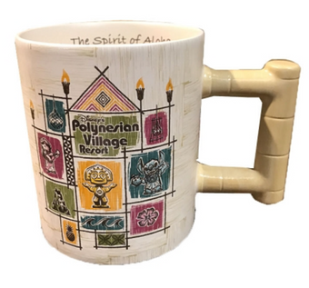 Disney Parks Polynesian Village Resort Ceramic Coffee Mug The Spirit of Aloha
