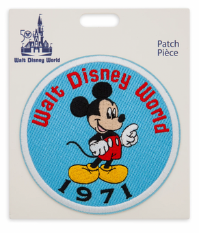 Disney Walt Disney World 50th Anniversary Mickey Mouse Patch New
