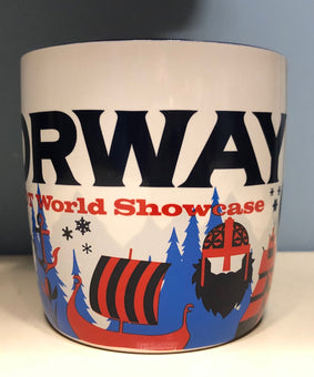 Disney Parks Epcot Norway Mickey Ceramic Coffee Mug New