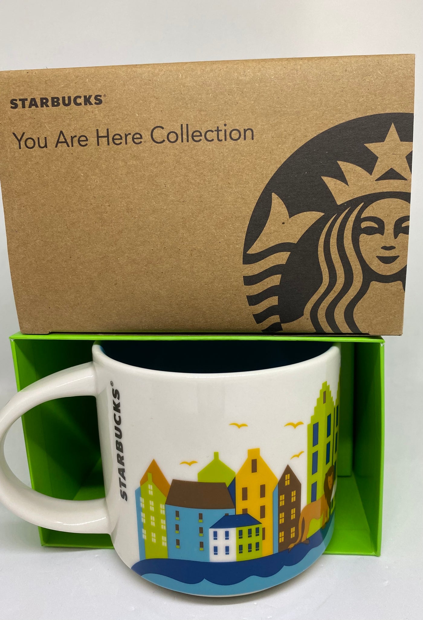 Starbucks You Are Here Collection Gdansk Poland Ceramic Coffee Mug New Box
